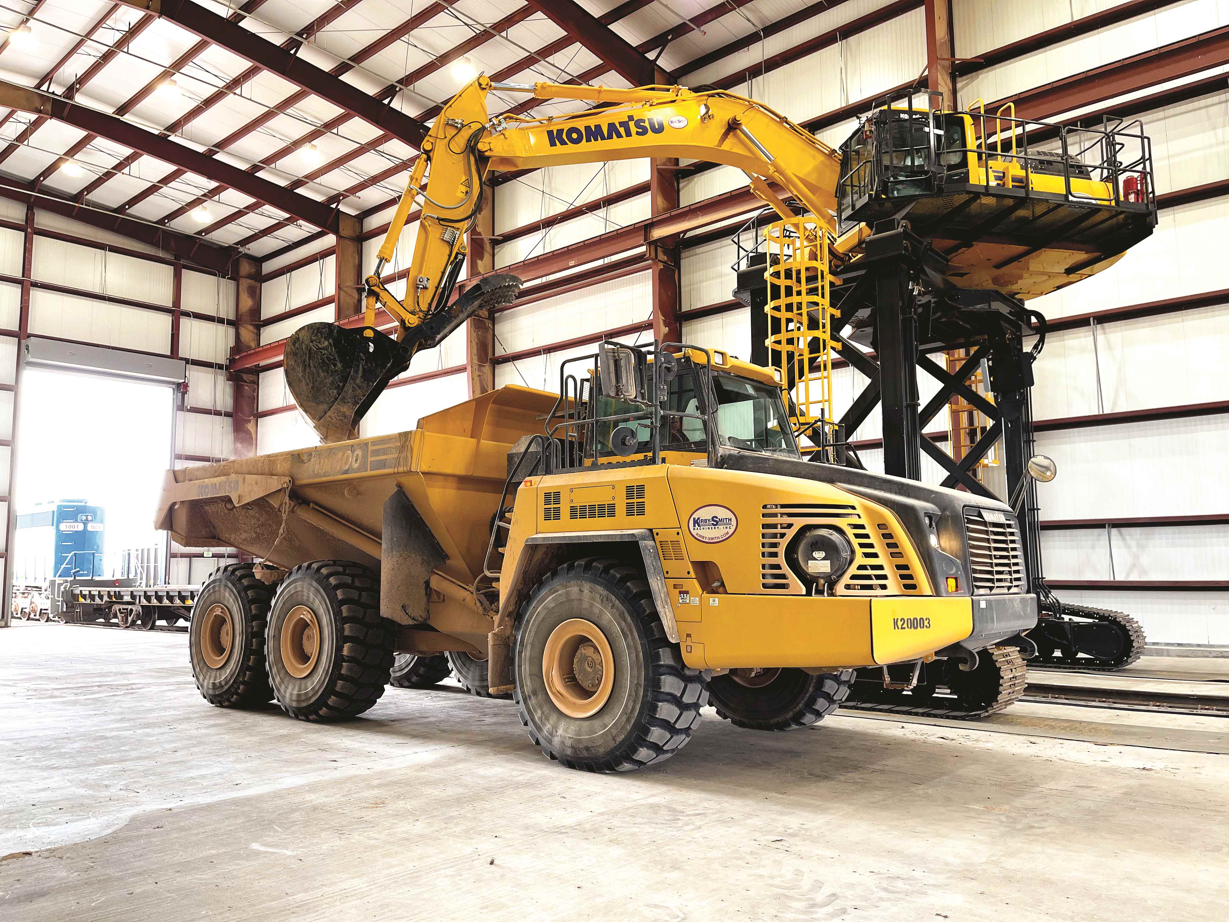 Waste Control Specialists LLC utilizes Komatsu equipment for radioactive waste disposal